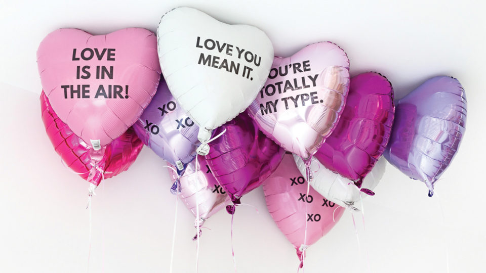 Various mylar balloons