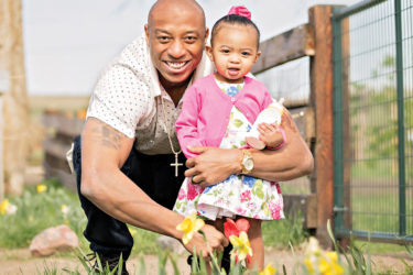 Chris Harris and Daughter