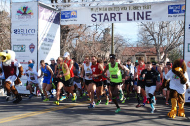 Turkey Trot starting line