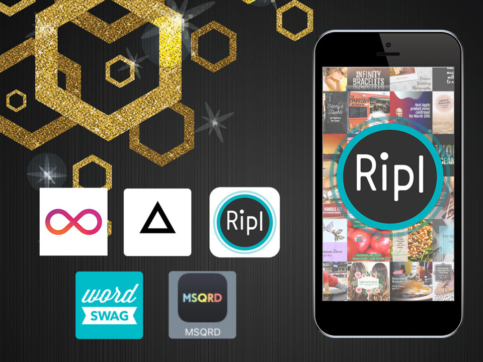 Various apps on smartphone