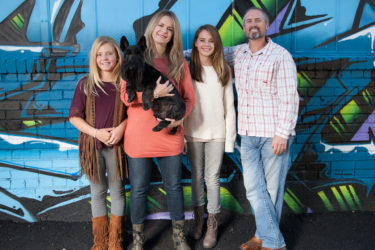 Debbie Fitzgerald and family