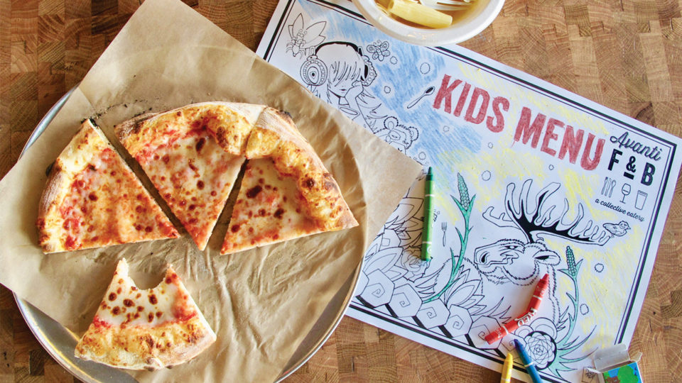 Pizza from Avanti Food + Beverage