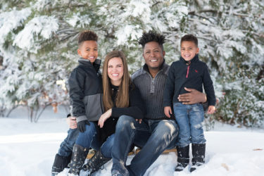 Dzifa Glymin and family