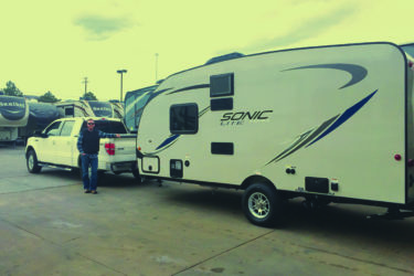 Jeremy and his camper