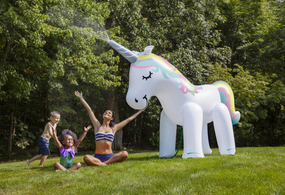 Big Mouth giant unicorn sprinkler