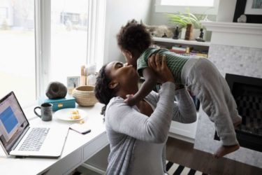 parenting physical work