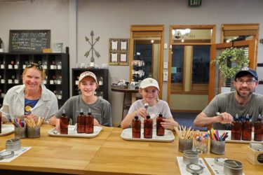 candle-making family hygge comfort calm