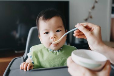 Baby eating