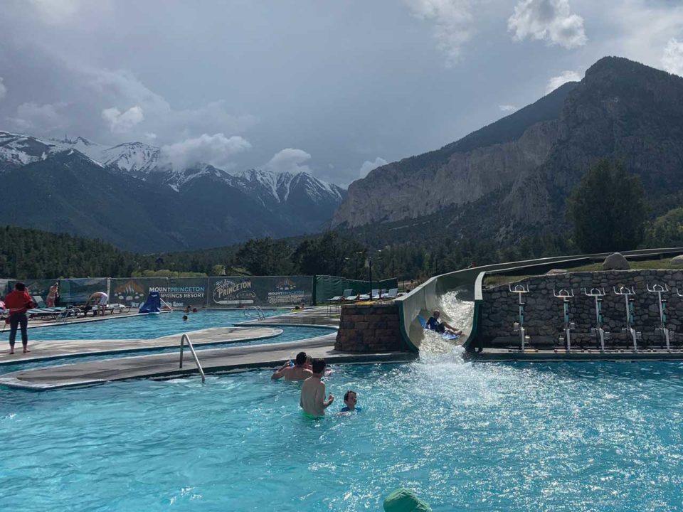 The Upper Pool at Mount Princeton Hot Springs Resort near Buena Vista