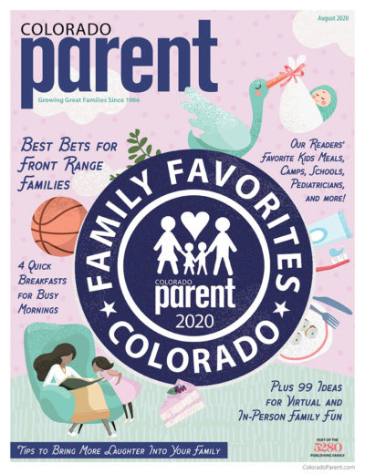 Colorado Parent August 2020 cover