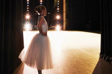 Little ballerina backstage