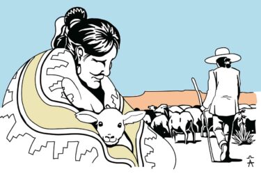 Native American coloring sheet