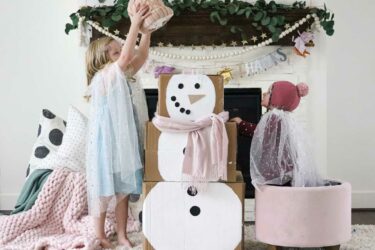 Cardboard box crafts