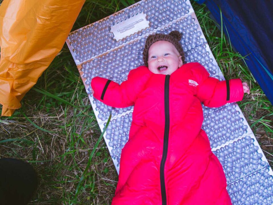 Baby in sleeping bag