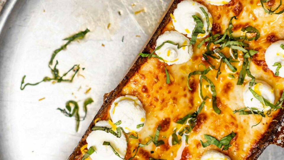 Crush Pizza + Tap Lemon Ricotta