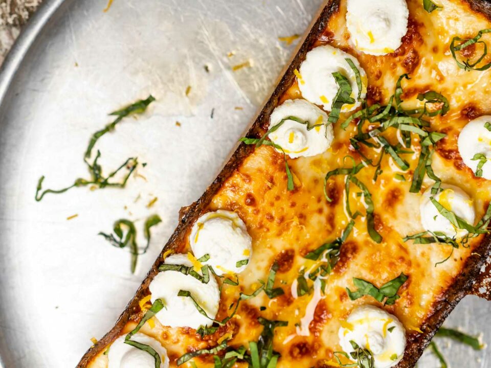 Crush Pizza + Tap Lemon Ricotta