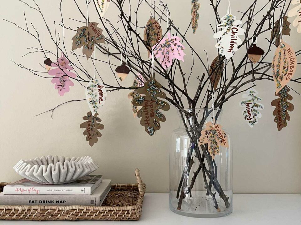 Gratitude tree craft