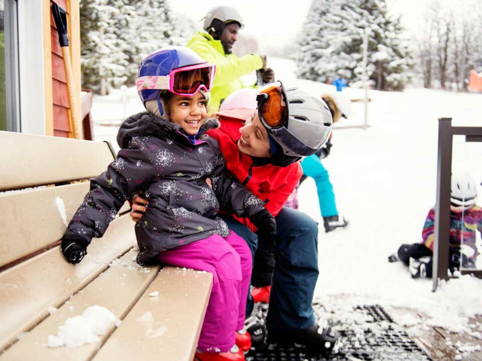Family at Ski Resort