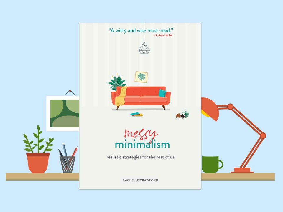 Cover of Messy Minimalism with illustrated elements