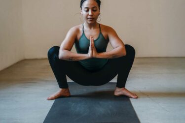 Woman in Garland Pose
