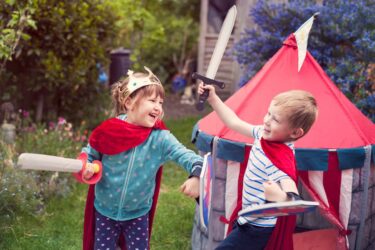 Children Playing Dress Up