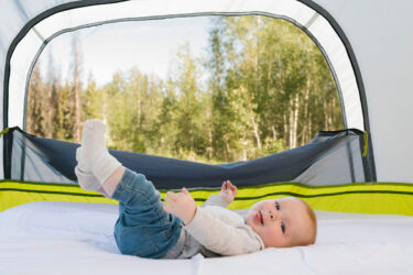 camping with a baby