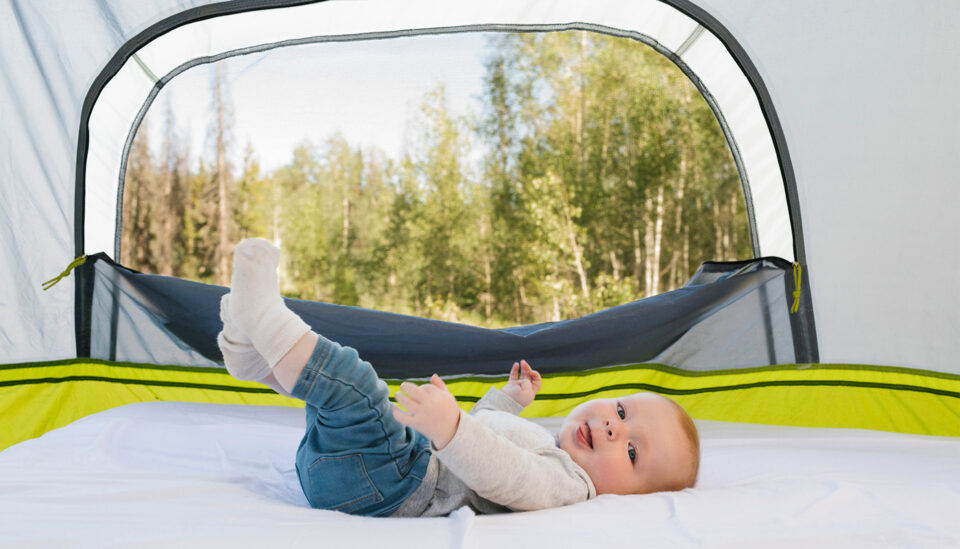 camping with a baby