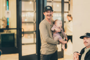 Moodswing Co-Founder Justin Riley with his daughter