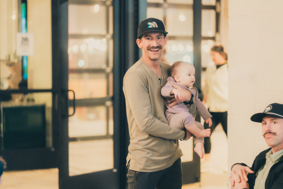 Moodswing Co-Founder Justin Riley with his daughter