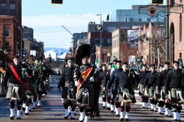 St. Patricks Day parade in Denver, CO